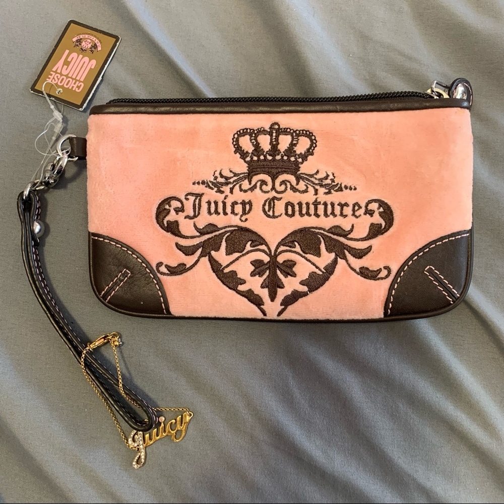 New with tag Juicy Couture wristlet and bracelet